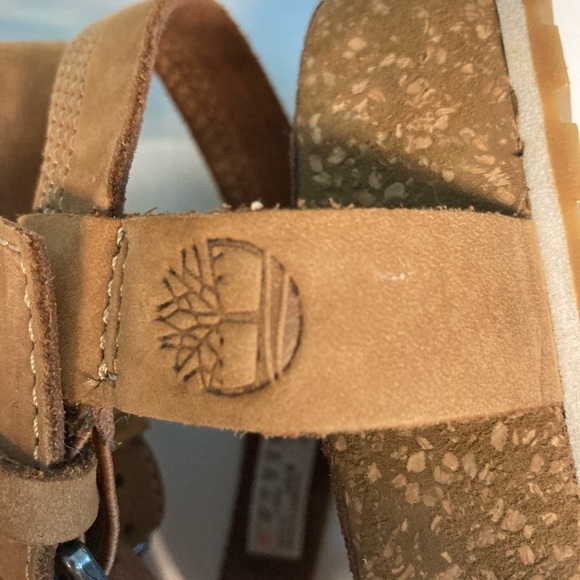TIMBERLAND Sz 9.5 Malibu Waves Double Strap Leather  Sandals - Picture 10 of 15
